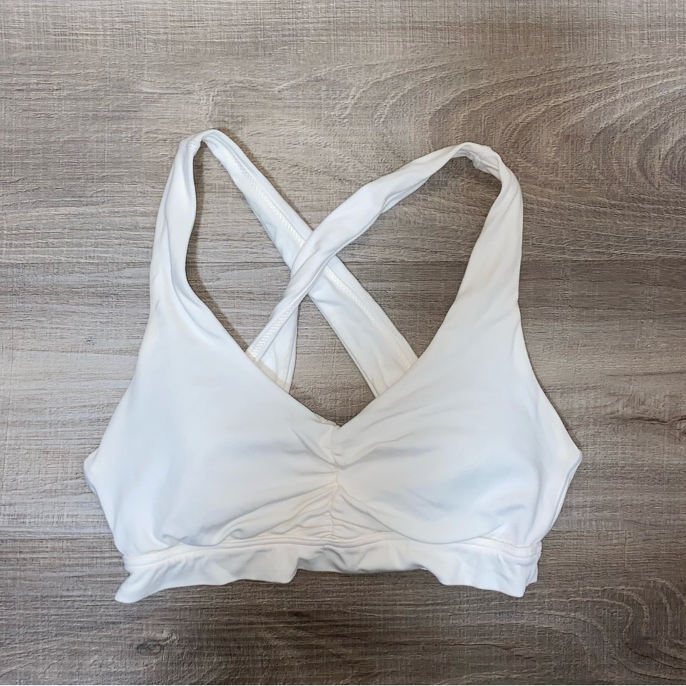 Aerie OFFLINE White Sports Bra